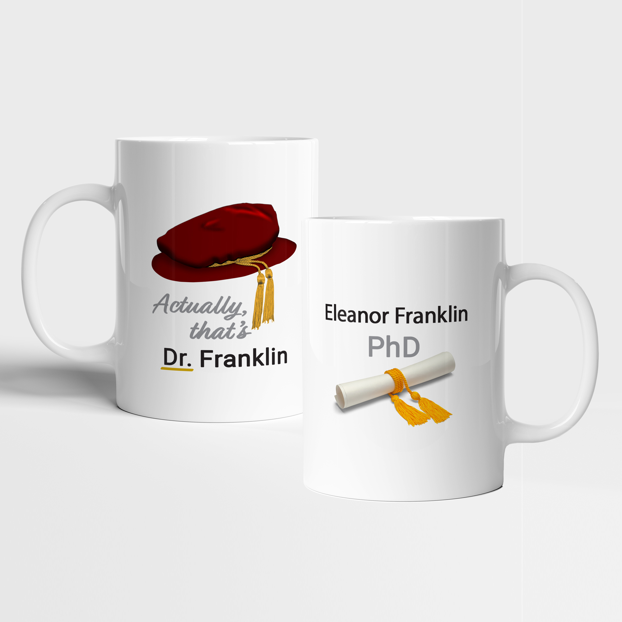Personalised PhD Mug